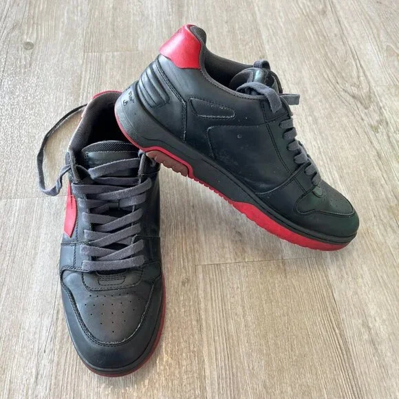 Mens Off-White c/o Virgil Abloh Black Red Sneakers - EU 43 / US 10